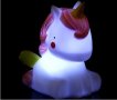 Детска нощна лампа светеща фигурка Еднорог Unicorn , снимка 2