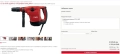 Hilti TE 60-AVR - Комбиниран перфоратор 1350W 7.8J SDS MAX, снимка 6