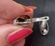 Четири чифта / Винтидж от СБХ / Масивни сребърни обеци английски клипс / проба 925 и Житен клас , снимка 14