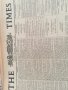 Вестник Таймс Лондон от 11 аптил 1961година оригинален със сертификат от лондонската библиотека и ор