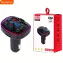 CAR Bluetooth FM трансмитер,волтметър, 7 LED светлини, 2xUSB + TYPE C, Q7, снимка 4