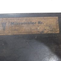 Микрометър "25 - 50 мм" германски DDR работещ, снимка 11 - Други инструменти - 43300657
