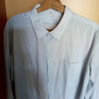 Мъжка риза с дълъг ръкав карирана, снимка 2 - Ризи - 37008322
