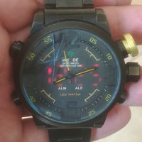 Мъжки часовник WEIDE. Масивен модел. Аналог - дигитал. Ana-digi. Sport watch. Japan move. , снимка 2 - Мъжки - 40598969