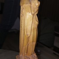 Дървена стауетка Богородица с Младенеца.Много запазена., снимка 7 - Антикварни и старинни предмети - 43339412