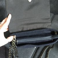 Маркова чанта от вълнен текстил "Erbs Denmark" / тъмно синя, снимка 5 - Чанти - 36909530
