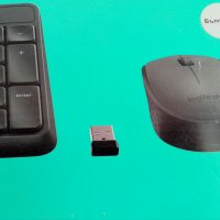 клавиатура и мишка, комплект, безжични Logitech, MK235 Combo, снимка 1 - Клавиатури и мишки - 43194713