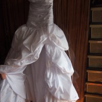Булчинска рокля, тафта, снимка 8 - Рокли - 28635128