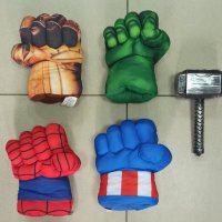 Ръка на Супергерой-Хълк,Капитан Америка,Спайдърмен,Танос,Чук на Тор-20лв, снимка 7 - Плюшени играчки - 40713512