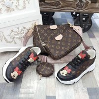 Дамски спортни обувки и чанта Louis Vuitton код 383, снимка 1 - Дамски ежедневни обувки - 32266437