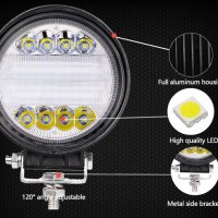 ХАЛОГЕН -LED -90W кръгъл , снимка 1 - Аксесоари и консумативи - 28273484