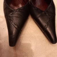 Дамски официални обувки ,естествена кожа, 40 номер,български, снимка 2 - Дамски елегантни обувки - 38375826