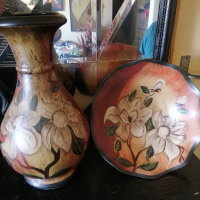 Комплект ваза и Фруктиера , снимка 1 - Вази - 44933613