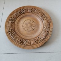 Дървена чиния 24.5 см. , снимка 4 - Други стоки за дома - 40460178