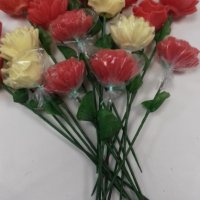 Подарък за свети Валентин с ароматни цветя , снимка 6 - Изкуствени цветя - 39643874