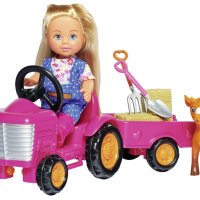 Evi Love Кукла Еви с трактор 105733518, снимка 3 - Кукли - 44063342