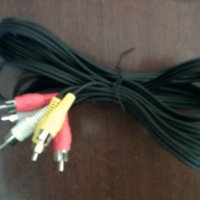 Аудио видео кабел чинчове 3RCA 3RCA, снимка 1 - Друга електроника - 32639973
