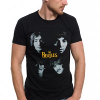 Нова мъжка тениска с дигитален печат на музикалната група The Beatles, снимка 3 - Тениски - 28317049