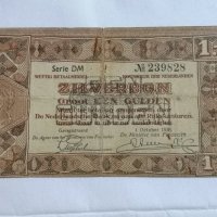 Продавам Банкнота от Холандия Един Гулден 1938, снимка 1 - Нумизматика и бонистика - 27294057