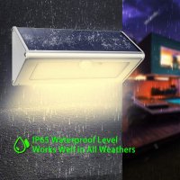 Соларни лампи за външен монтаж, 46 LED, 4500 mAh, корпус от алуминиева сплав, снимка 4 - Соларни лампи - 39456679