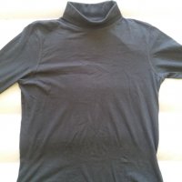 Черно памучно мъжко поло LIVERGY , снимка 3 - Блузи - 32520733