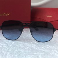 Cartier 2022 мъжки слънчеви очила с кожа 3 в 1, снимка 9 - Слънчеви и диоптрични очила - 38199786