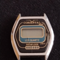 Ретро модел електронен часовник CORIENTAL SOLAR от соца за колекция - 26798, снимка 1 - Антикварни и старинни предмети - 36550041