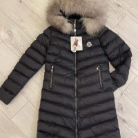 💯Moncler стилно дамско дълго черно зимно яке Монклер 💯 , снимка 1 - Якета - 43191863