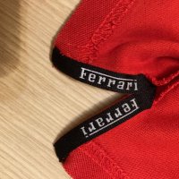 Страхотна оригинална тениска Ferrari, XXL, червен цвят , снимка 7 - Фен артикули - 43317845