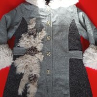 Вълнено палто , снимка 1 - Детски якета и елеци - 43308715
