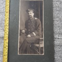 Картонена кабинетна снимка на царски флотски офицер, снимка 3 - Антикварни и старинни предмети - 29069486