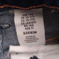 Нови!!! H&M - къси дънкови панталони 10/11г, снимка 2 - Детски къси панталони - 43846177
