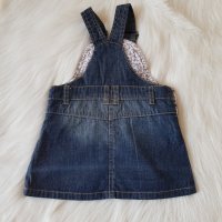 Дънков сукман H&M 4-6 месеца , снимка 2 - Бебешки рокли - 26412018