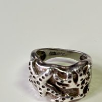 Дизайнерски сребърен пръстен №1624, снимка 6 - Антикварни и старинни предмети - 35268818
