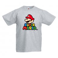 Детска тениска Супер Марио Super Mario TM, снимка 4 - Детски тениски и потници - 33081525