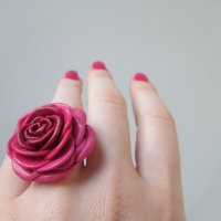 рози-арт пръстени , снимка 7 - Пръстени - 27633620