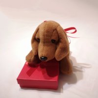 Ново Колие с играчка кученце посребрено с камък розов кварц Подарък за жена, снимка 3 - Подаръци за жени - 37703799