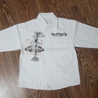 Бяла риза 116см-5лв+подарък, снимка 1 - Детски ризи - 32620424