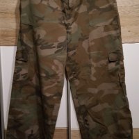 XXL Маскировачен памучен плътен камуфлаж карго макси размер панталон, снимка 2 - Панталони - 34805105