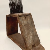 Старо дървено битово чепкало, дарак(6.1), снимка 3 - Антикварни и старинни предмети - 43571892