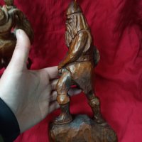2 Дървени фигури на воини, снимка 2 - Антикварни и старинни предмети - 43988783