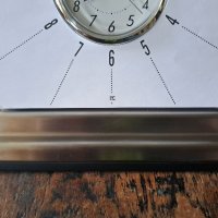 часовник настолен, аналогов, кварцов, мемо, уникален, неръждаем масивен метал, снимка 3 - Други - 38894632