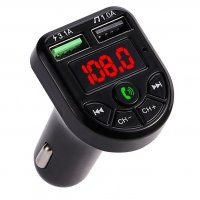 Многофункционален Авто FM трансмитер с LED дисплей с Bluetooth 5.0 FM Handsfree, Micro SD, Автомобил, снимка 17 - Аксесоари и консумативи - 35214294