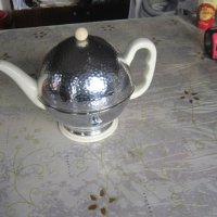 Уникален порцеланов чайник кана Арт Деко , снимка 7 - Други - 27561044