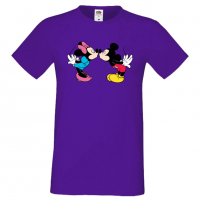 Мъжка тениска Mickey & Minnie 8 Подарък,Изненада,Рожден ден, снимка 8 - Тениски - 36575604