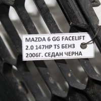 Предна решетка в броня Мазда 6 гг 2.0 147кс тс фейслифт 06г Mazda 6 gg 2.0 147hp ts facelift 2006, снимка 2 - Части - 43312926