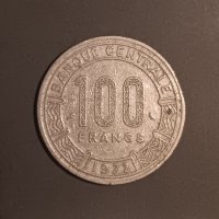 100 франка Чад 1972 100 cfa francs Tchad, снимка 2 - Нумизматика и бонистика - 43159167