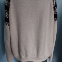 Марков пуловер с декорации / голям размер , снимка 4 - Блузи с дълъг ръкав и пуловери - 43845328