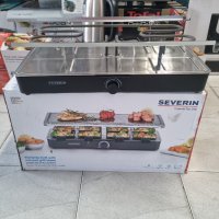 Severin Raclette Party Grill с естествен камък , снимка 5 - Скари - 39520462