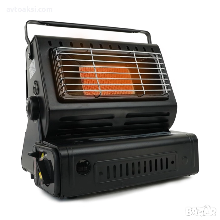 Преносим газов отоплител печка за къмпинг 1.3kW-18237, снимка 1